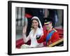 The Royal Wedding of Prince William and Kate Middleton in London, Friday April 29th, 2011-null-Framed Photographic Print