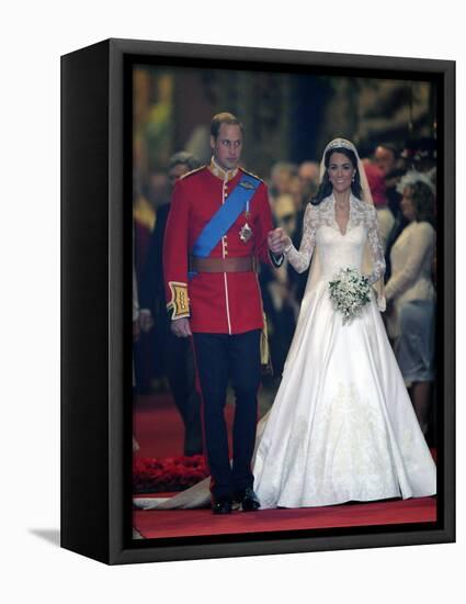 The Royal Wedding of Prince William and Kate Middleton in London, Friday April 29th, 2011-null-Framed Stretched Canvas