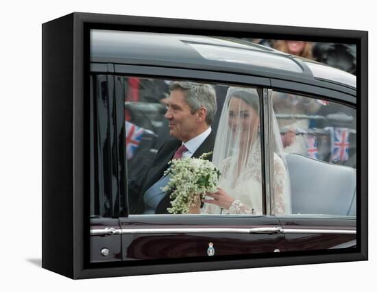 The Royal Wedding of Prince William and Kate Middleton in London, Friday April 29th, 2011-null-Framed Stretched Canvas