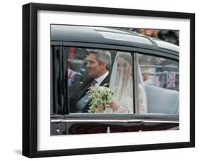 The Royal Wedding of Prince William and Kate Middleton in London, Friday April 29th, 2011-null-Framed Photographic Print