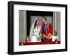 The Royal Wedding of Prince William and Kate Middleton in London, Friday April 29th, 2011-null-Framed Photographic Print