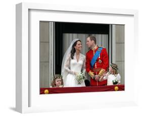 The Royal Wedding of Prince William and Kate Middleton in London, Friday April 29th, 2011-null-Framed Photographic Print