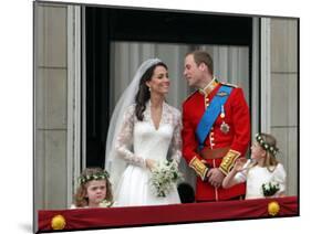 The Royal Wedding of Prince William and Kate Middleton in London, Friday April 29th, 2011-null-Mounted Photographic Print