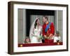 The Royal Wedding of Prince William and Kate Middleton in London, Friday April 29th, 2011-null-Framed Photographic Print