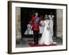 The Royal Wedding of Prince William and Kate Middleton in London, Friday April 29th, 2011-null-Framed Photographic Print