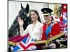 The Royal Wedding of Prince William and Kate Middleton in London, Friday April 29th, 2011-null-Mounted Photographic Print