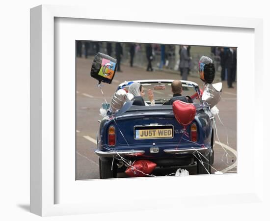 The Royal Wedding of Prince William and Kate Middleton in London, Friday April 29th, 2011-null-Framed Photographic Print