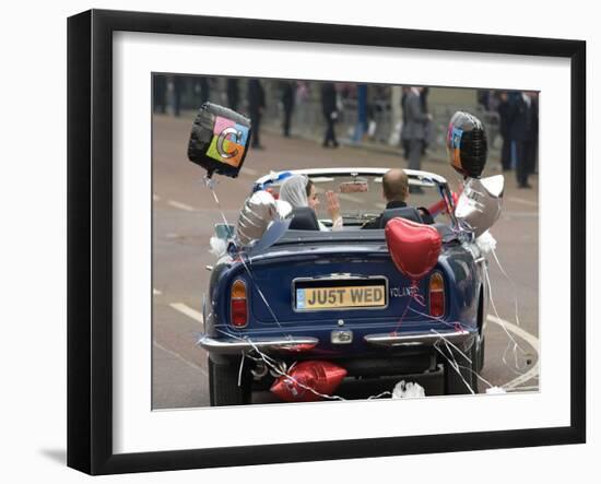 The Royal Wedding of Prince William and Kate Middleton in London, Friday April 29th, 2011-null-Framed Photographic Print