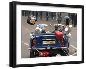 The Royal Wedding of Prince William and Kate Middleton in London, Friday April 29th, 2011-null-Framed Photographic Print