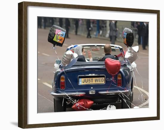 The Royal Wedding of Prince William and Kate Middleton in London, Friday April 29th, 2011-null-Framed Photographic Print