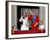 The Royal Wedding of Prince William and Kate Middleton in London, Friday April 29th, 2011-null-Framed Photographic Print