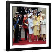 The Royal Wedding of Prince William and Kate Middleton in London, Friday April 29th, 2011-null-Framed Photographic Print