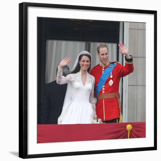 The Royal Wedding of Prince William and Kate Middleton in London, Friday April 29th, 2011-null-Framed Photographic Print