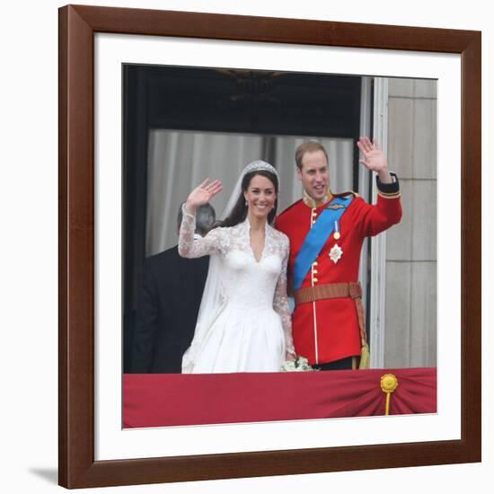 The Royal Wedding of Prince William and Kate Middleton in London, Friday April 29th, 2011-null-Framed Photographic Print