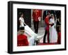 The Royal Wedding of Prince William and Kate Middleton in London, Friday April 29th, 2011-null-Framed Photographic Print