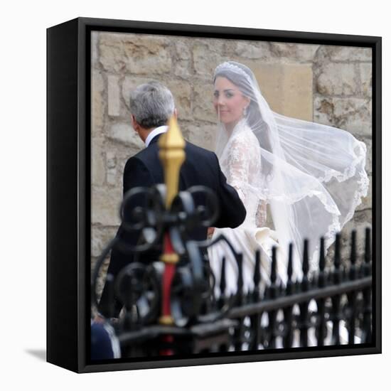 The Royal Wedding of Prince William and Kate Middleton in London, Friday April 29th, 2011-null-Framed Stretched Canvas