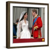 The Royal Wedding of Prince William and Kate Middleton in London, Friday April 29th, 2011-null-Framed Photographic Print