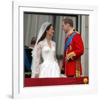 The Royal Wedding of Prince William and Kate Middleton in London, Friday April 29th, 2011-null-Framed Photographic Print