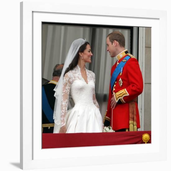 The Royal Wedding of Prince William and Kate Middleton in London, Friday April 29th, 2011-null-Framed Photographic Print