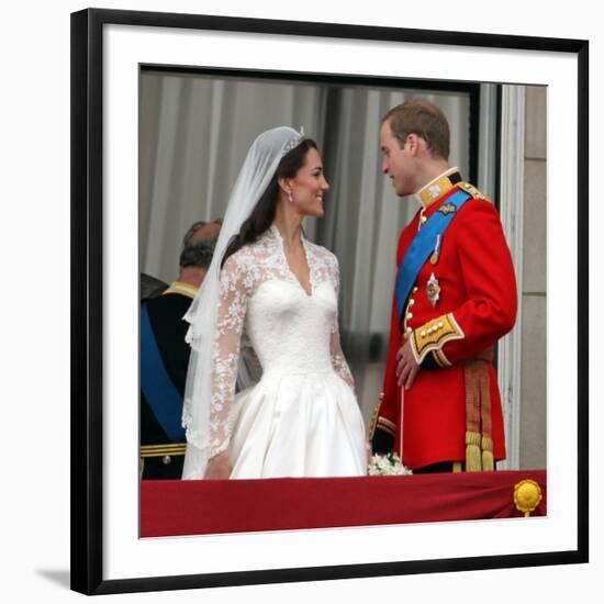 The Royal Wedding of Prince William and Kate Middleton in London, Friday April 29th, 2011-null-Framed Photographic Print