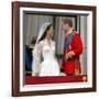 The Royal Wedding of Prince William and Kate Middleton in London, Friday April 29th, 2011-null-Framed Photographic Print