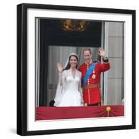 The Royal Wedding of Prince William and Kate Middleton in London, Friday April 29th, 2011-null-Framed Photographic Print