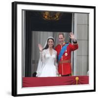 The Royal Wedding of Prince William and Kate Middleton in London, Friday April 29th, 2011-null-Framed Photographic Print