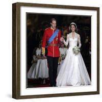 The Royal Wedding of Prince William and Kate Middleton in London, Friday April 29th, 2011-null-Framed Photographic Print