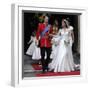 The Royal Wedding of Prince William and Kate Middleton in London, Friday April 29th, 2011-null-Framed Photographic Print