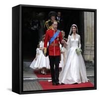 The Royal Wedding of Prince William and Kate Middleton in London, Friday April 29th, 2011-null-Framed Stretched Canvas