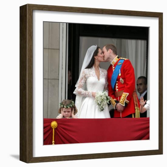 The Royal Wedding of Prince William and Kate Middleton in London, Friday April 29th, 2011-null-Framed Photographic Print