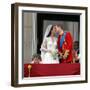 The Royal Wedding of Prince William and Kate Middleton in London, Friday April 29th, 2011-null-Framed Photographic Print