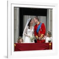 The Royal Wedding of Prince William and Kate Middleton in London, Friday April 29th, 2011-null-Framed Photographic Print