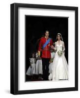 The Royal Wedding of Prince William and Kate Middleton in London, Friday April 29th, 2011-null-Framed Premium Photographic Print