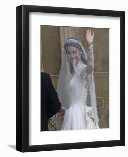 The Royal Wedding of Prince William and Kate Middleton in London, Friday April 29th, 2011-null-Framed Premium Photographic Print