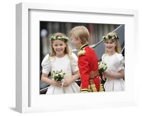 The Royal Wedding of Prince William and Kate Middleton in London, Friday April 29th, 2011-null-Framed Photographic Print