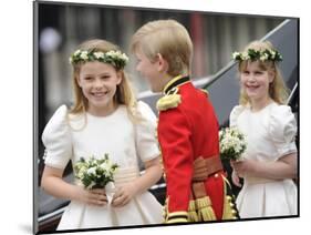 The Royal Wedding of Prince William and Kate Middleton in London, Friday April 29th, 2011-null-Mounted Photographic Print