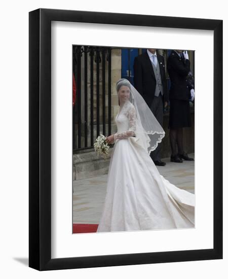 The Royal Wedding of Prince William and Kate Middleton in London, Friday April 29th, 2011-null-Framed Premium Photographic Print