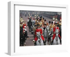 The Royal Wedding of Prince William and Kate Middleton in London, Friday April 29th, 2011-null-Framed Photographic Print