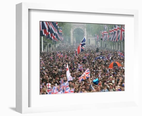 The Royal Wedding of Prince William and Kate Middleton in London, Friday April 29th, 2011-null-Framed Photographic Print