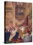 The Royal Wedding, St George's Chapel, Windsor, March 10, 1863 (1910)-Unknown-Stretched Canvas