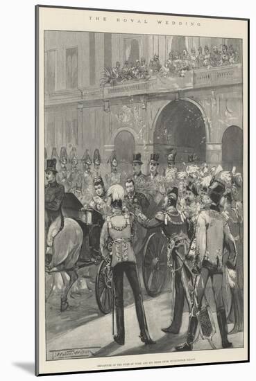 The Royal Wedding-Thomas Walter Wilson-Mounted Giclee Print