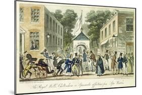 The Royal Wells, Cheltenham, or Spasmodic Affections for Spa Water, 1825-Isaac Robert Cruikshank-Mounted Giclee Print