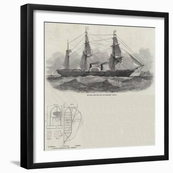 The Royal West India Mail New Steam-Ship Orinoco-null-Framed Giclee Print