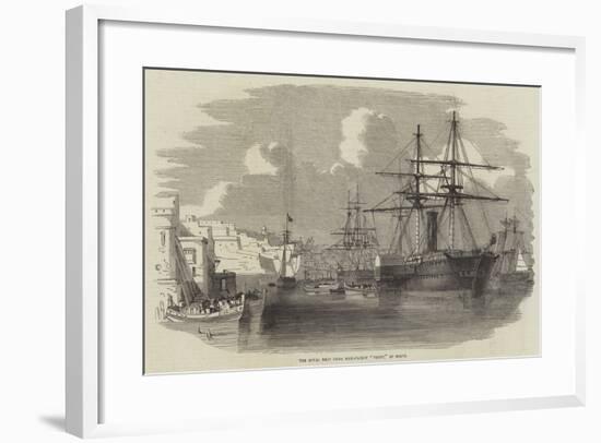 The Royal West India Mail-Packet Trent, at Malta-null-Framed Giclee Print