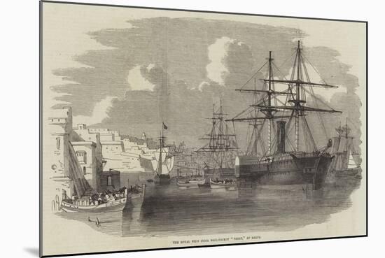 The Royal West India Mail-Packet Trent, at Malta-null-Mounted Giclee Print