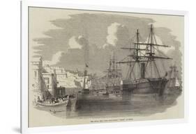 The Royal West India Mail-Packet Trent, at Malta-null-Framed Giclee Print