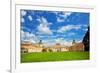 The Royal Wilanow Palace in Warsaw, Poland. View on the Main Facade.-Michal Bednarek-Framed Photographic Print