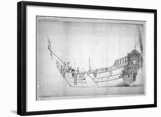 The Royal Yacht 'Mary'-Willem Van De, The Younger Velde-Framed Giclee Print