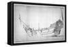 The Royal Yacht 'Mary'-Willem Van De, The Younger Velde-Framed Stretched Canvas